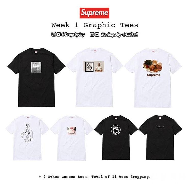 Supreme 2018春夏系列